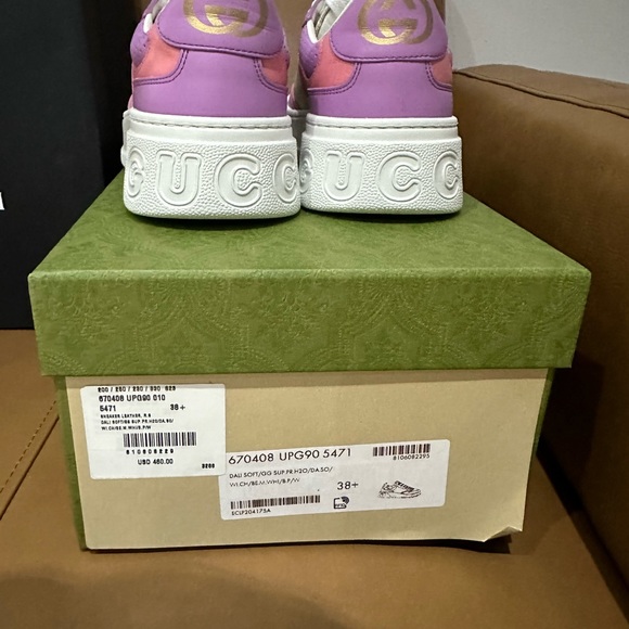 NWT GUCCI CHUNKY SNEAKERS SIZE 38.5 - Picture 2 of 10